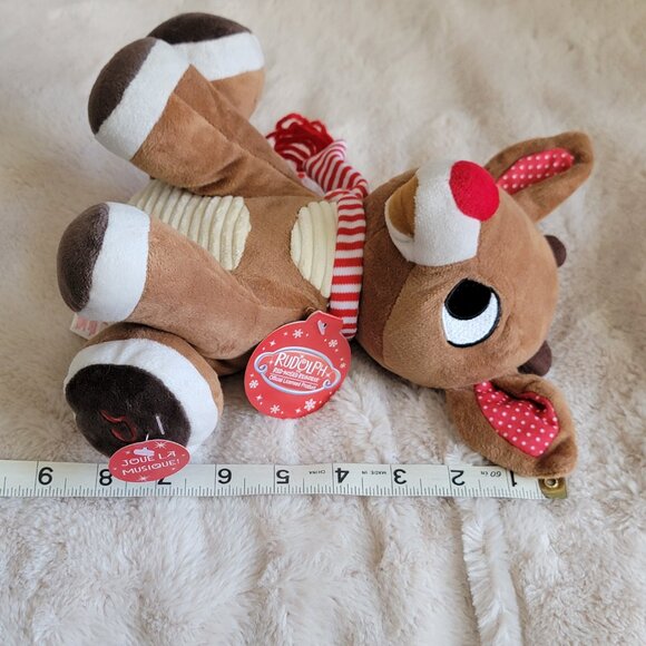 Kids Preferred Rudolph the Red Nosed Reindeer Musical Plush NWT 8" - Picture 10 of 10